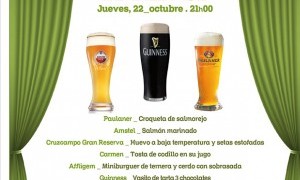 Cata maridaje de cervezas en el Palco del Parlamento