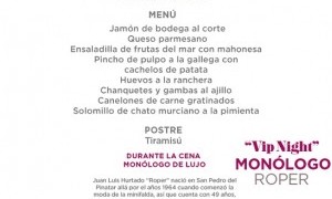 Bon Apettite en Boutique, con el monólogo de Roper