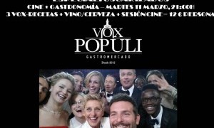 Charlas de cine en Vox Populi: Oscarizados