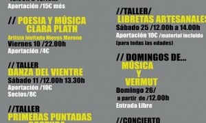 Eventos de La Nena, Espacio Artístico en enero