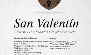 San Valentín en Tiquismiquis Gastrobar & Sushi