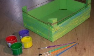 Taller infantil en La Casa Verde: Caja de madera a todo color