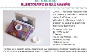 Talleres veraniegos infantiles en ingles en El Recreo
