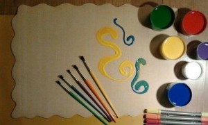 Taller infantil: Pintura sobre tela