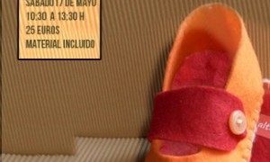 Taller Zapatitos de fieltro para bebés en Arteca