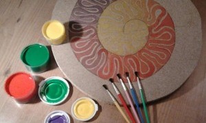 Taller espiral de colores en Bar LaMoma
