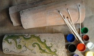 Taller infantil: Pintura sobre Teja