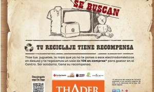 Campaña Trueque y Cheque en el Centro Comercial Thader