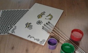 Taller infantil pinta azulejos